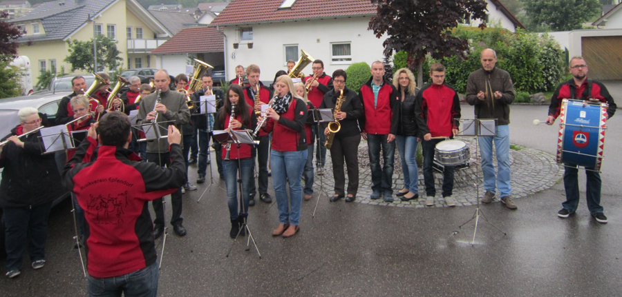 Ständchen zum 50. bei Thomas Schmeh